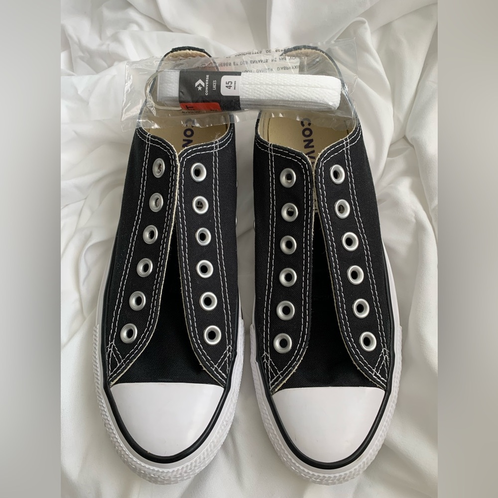 Converse Women's Black Slip-On Sneakers